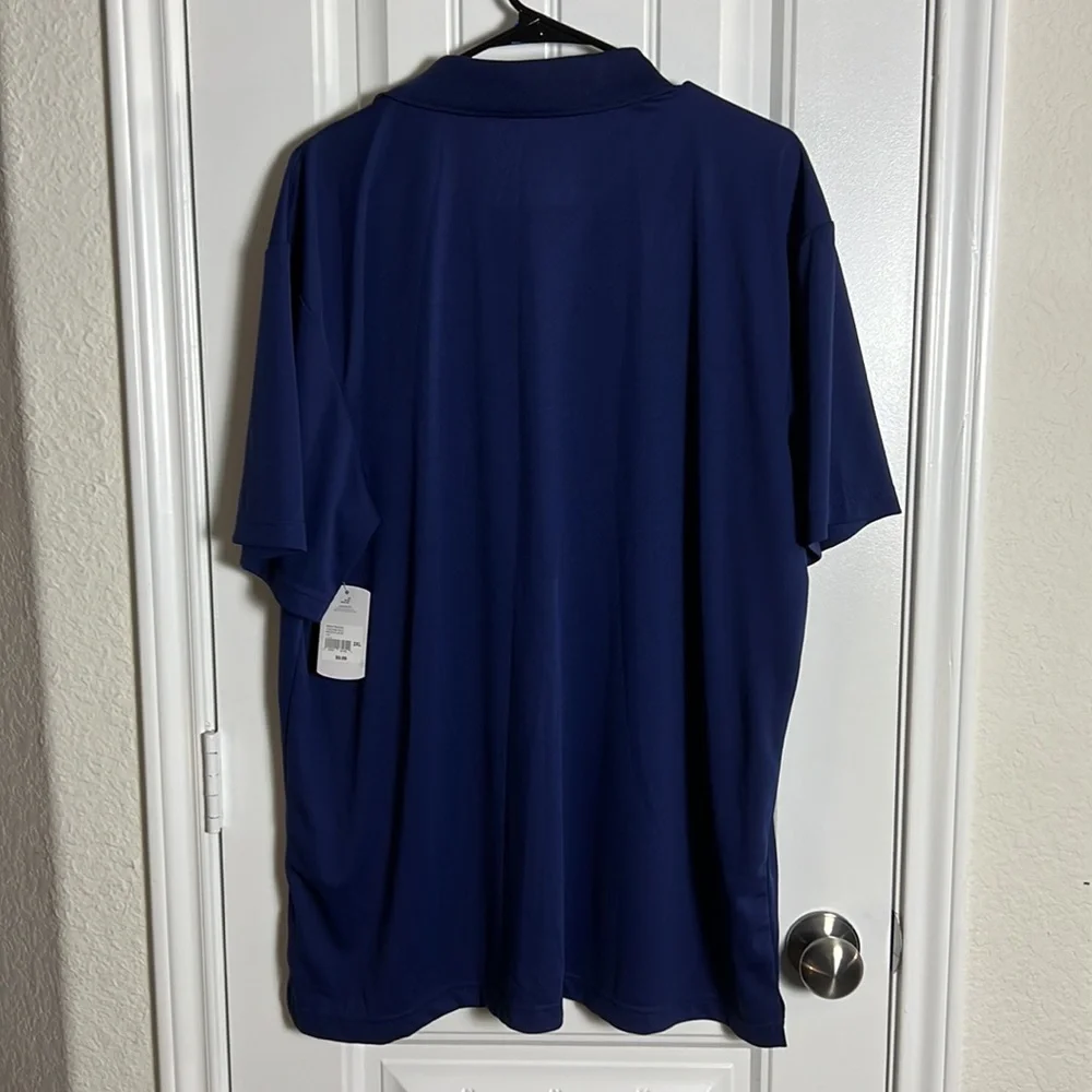 BCG Mens Coaches Polo medieval blue collard dri fit NEW WITH TAGS - Picture 4 of 7